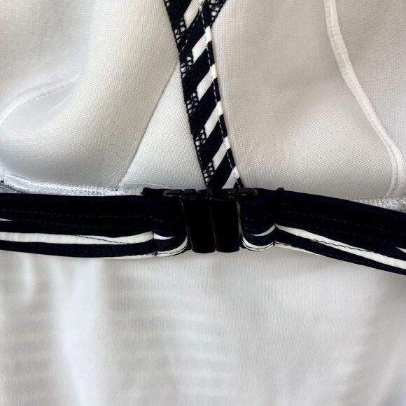 Freya Tootsie Black One Piece Swimsuit Striped 36D - Picture 6 of 8